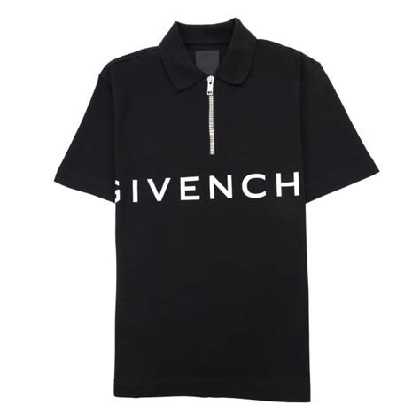 black givenchy polo zip|Givenchy Polo Shirts for Men .